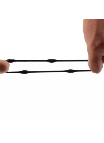 Pack 3 cockring noir avec billes - COR005BLK